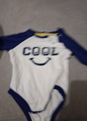 Uzun Kollu Fermuarlı Mavi Bebek Body - Görsel 2