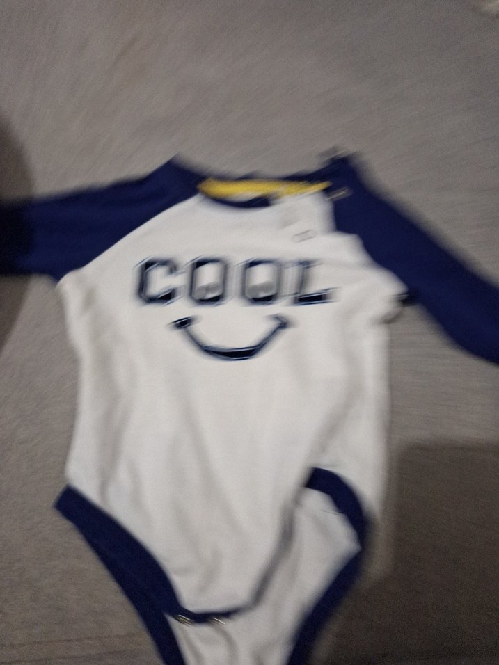 Uzun Kollu Fermuarlı Mavi Bebek Body - Görsel 2