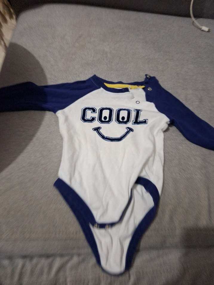 Uzun Kollu Fermuarlı Mavi Bebek Body - Görsel 4