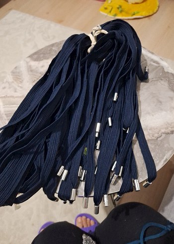 Lacivert Erkek Bağcık - Street Wear - Görsel 2