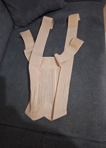 Bej renk dik duruş korsesi - Görsel 5