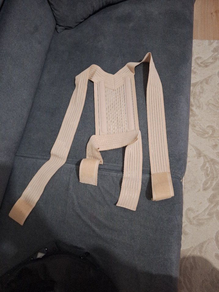 Bej renk dik duruş korsesi - Görsel 2