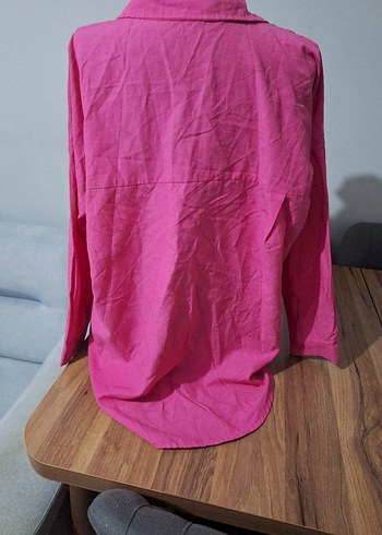 fusya renk bayan gömlek m beden - Görsel 6