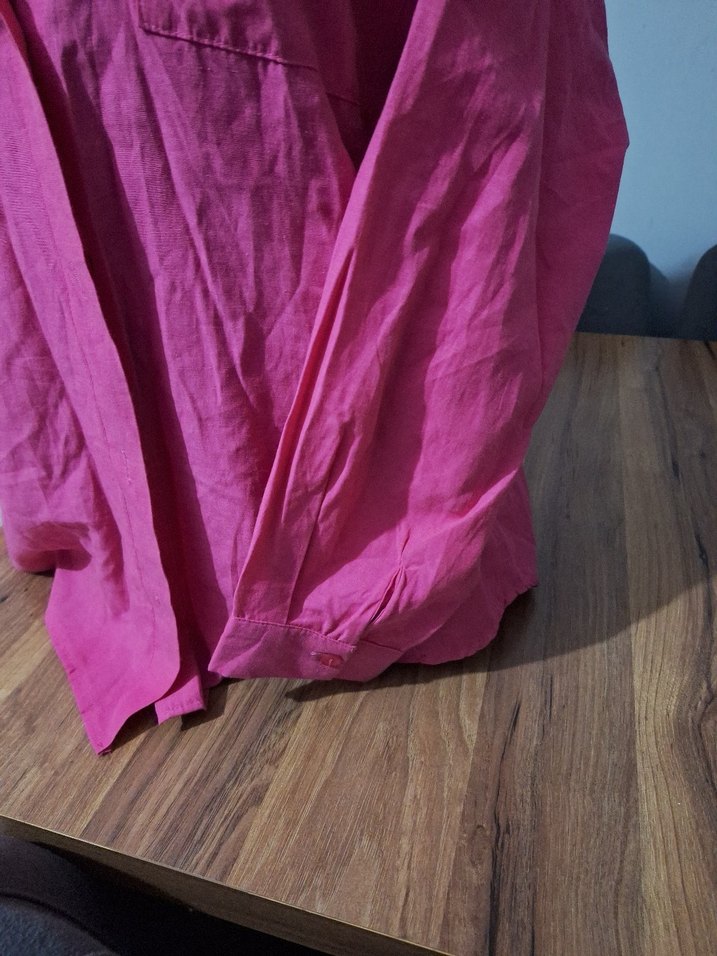 fusya renk bayan gömlek m beden - Görsel 3