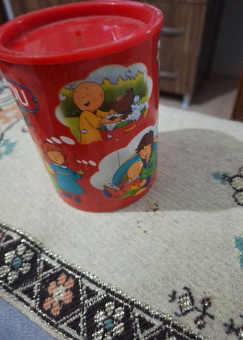 Çocuklar için Renkli Kırmızı kumbara - Görsel 4