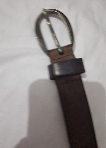 Koyu Kahverengi Perçinli Deri Kadın Kemer - Görsel 8