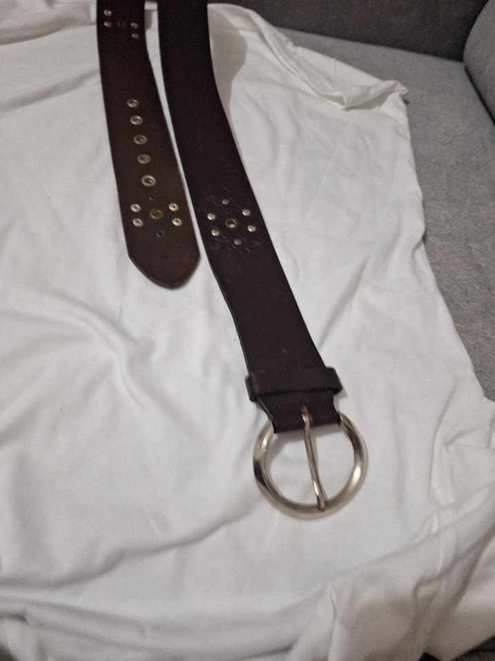 Kahverengi Deri Tokalı Kadın Kemer - Görsel 2