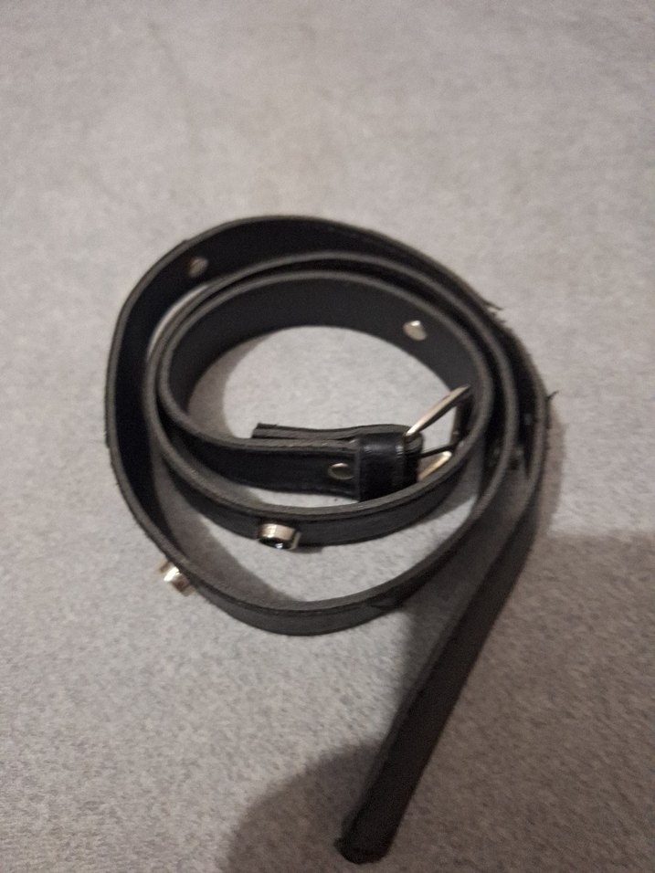 Kadın Siyah Deri Tokalı Kemer - Görsel 5