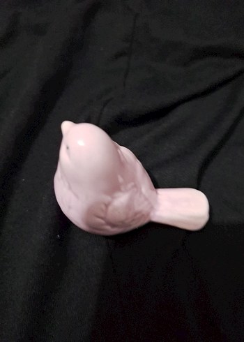 Pembe Pastel Kuş Figürü - Görsel 8