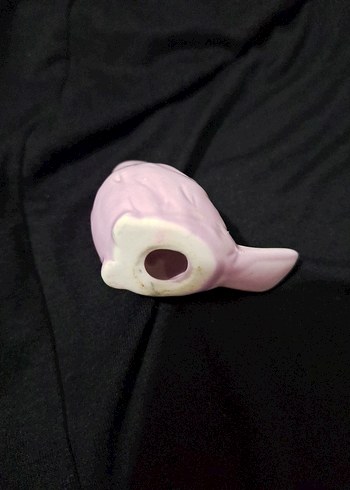 Pembe Pastel Kuş Figürü - Görsel 4