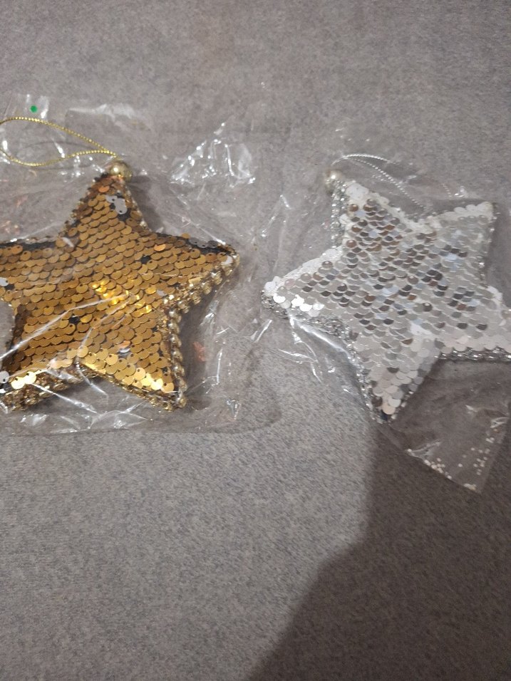 Parlak Yıldız Broş - Altın ve Gümüş - Görsel 2