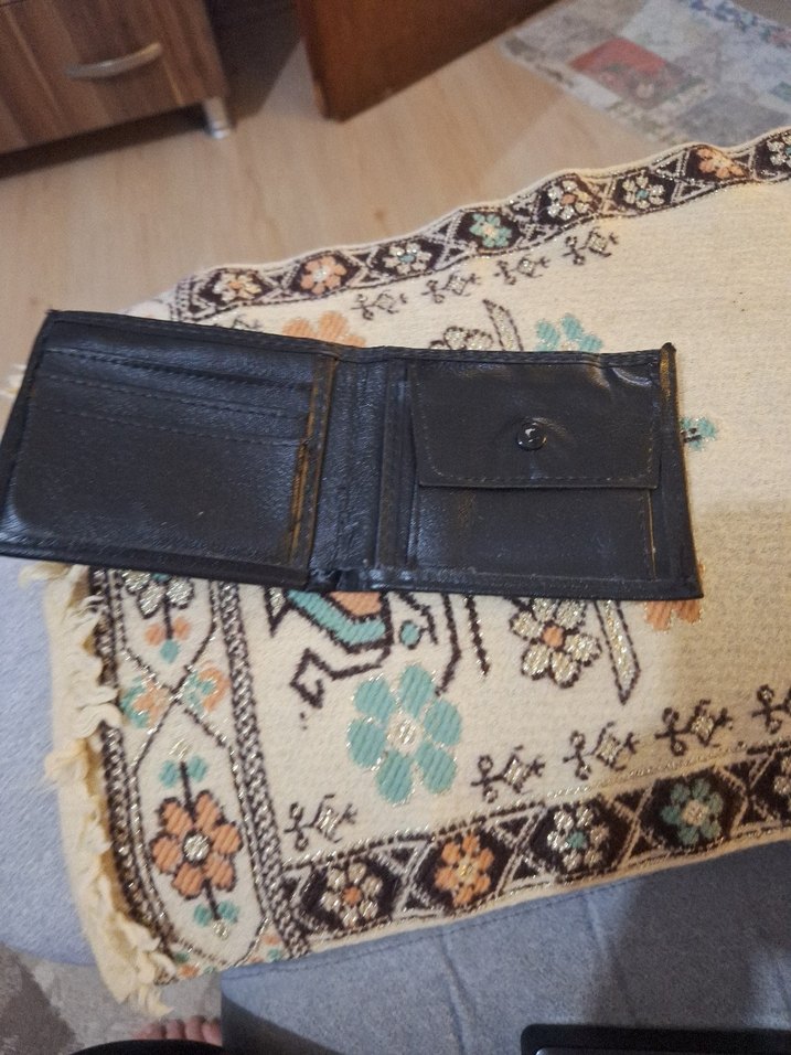 Siyah Yılan Desenli Erkek Cüzdanı - Görsel 4