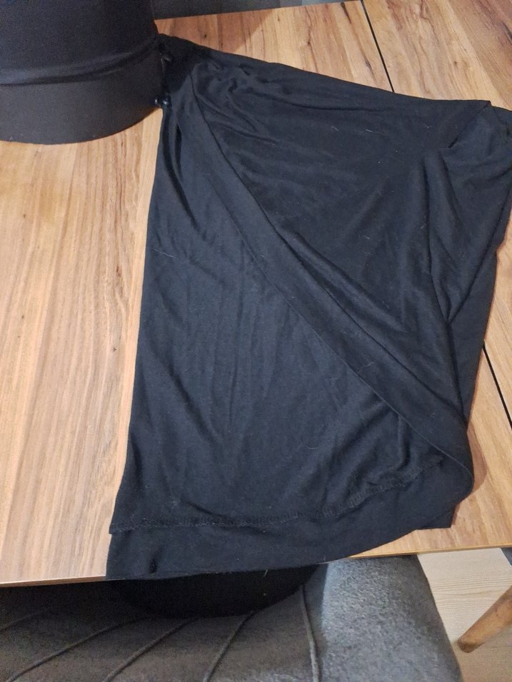 Siyah Drapeli Kadın hırka tarzı triko ince - Görsel 5