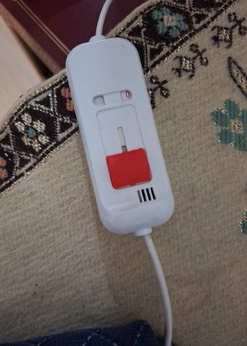 Lacivert Düz Desenli Battaniye elektirikli - Görsel 8