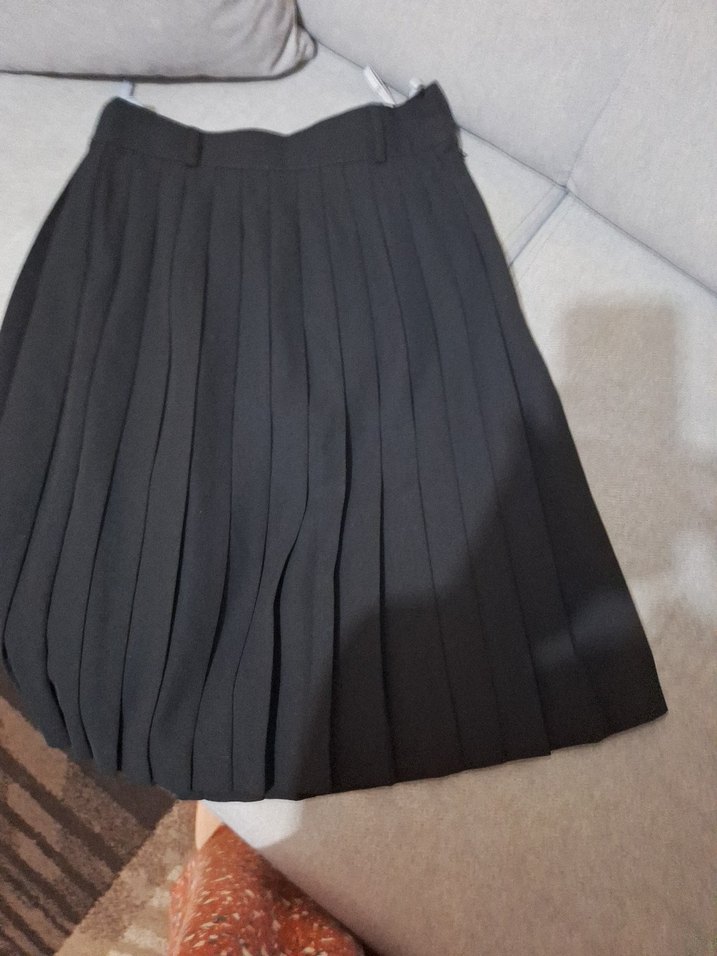 Siyah Pilili Mini Etek 36 beden giyilmedi - Görsel 5