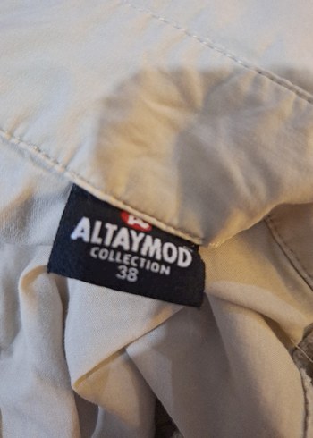 Bej Kadın Uzun Keten Trençkot - Görsel 8