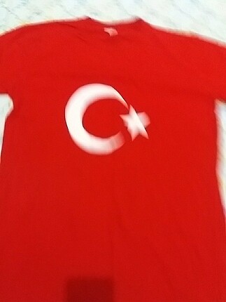 m Beden Türk bayraklı tişört