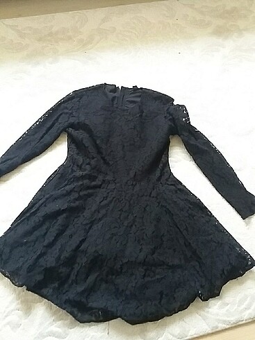 H.M dantel kumaş elbise