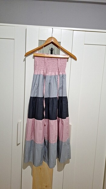 36 beden omuz detaylı elbise - Görsel 6