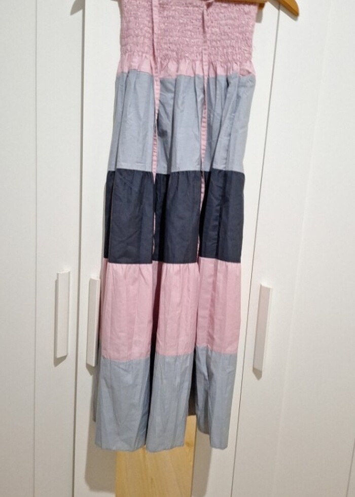 36 beden omuz detaylı elbise - Görsel 2