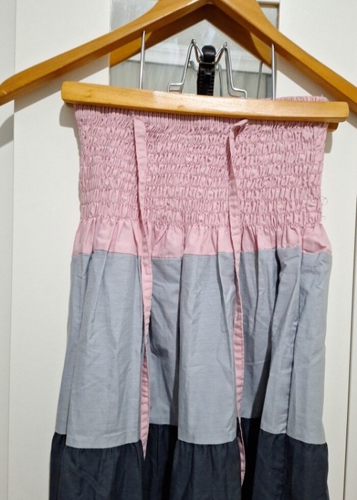 36 beden omuz detaylı elbise - Görsel 3