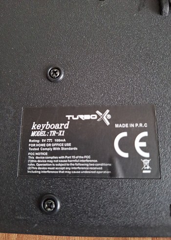 Kablolu Siyah Standart Klavye - Görsel 6