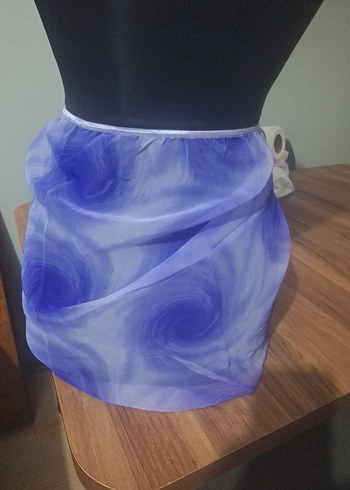 Mor Bağlamalı Batik Desen Pareo - Görsel 5