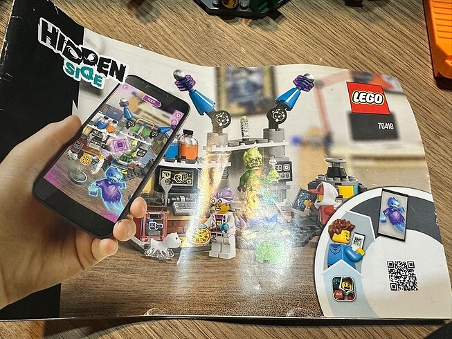  Beden Renk Lego hidden side 70418