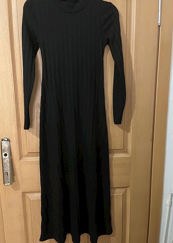 Kadın Siyah Uzun Elbise - Görsel 3