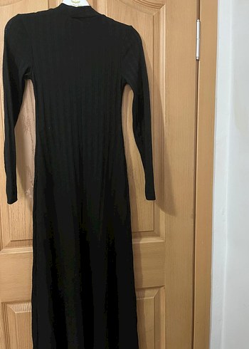 Kadın Siyah Uzun Elbise - Görsel 7