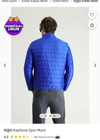 erkek mont - Görsel 2