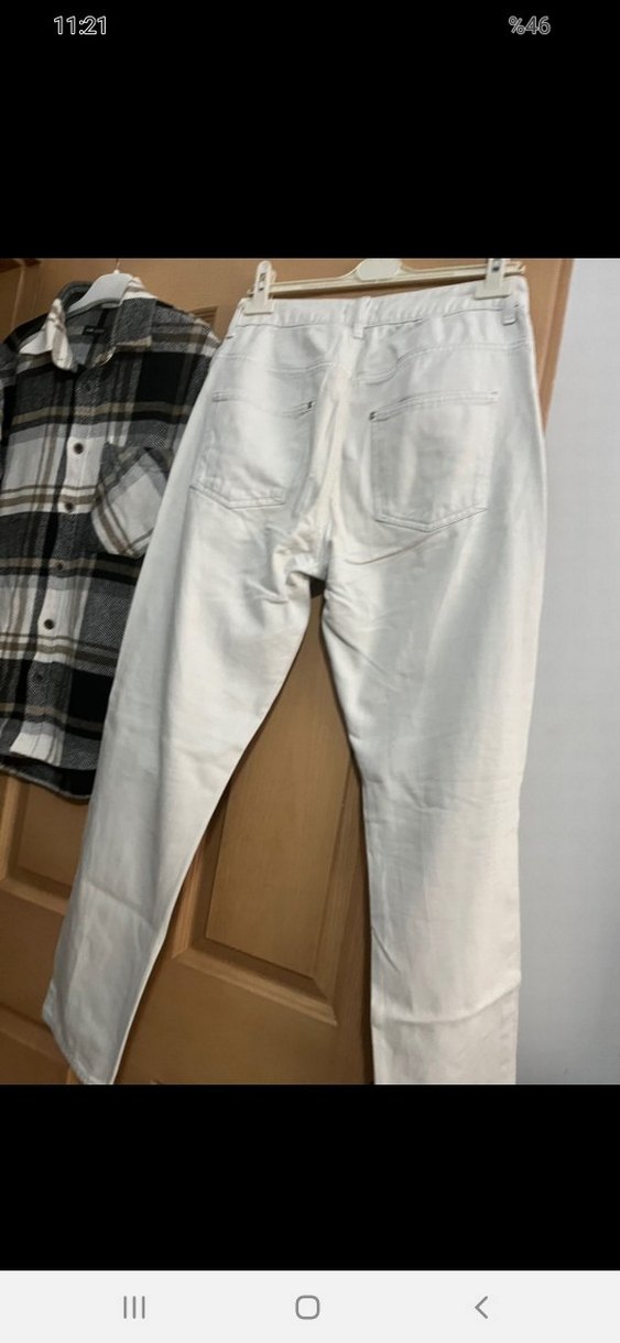 Gri Regular Fit Erkek Kot Pantolon - Görsel 4