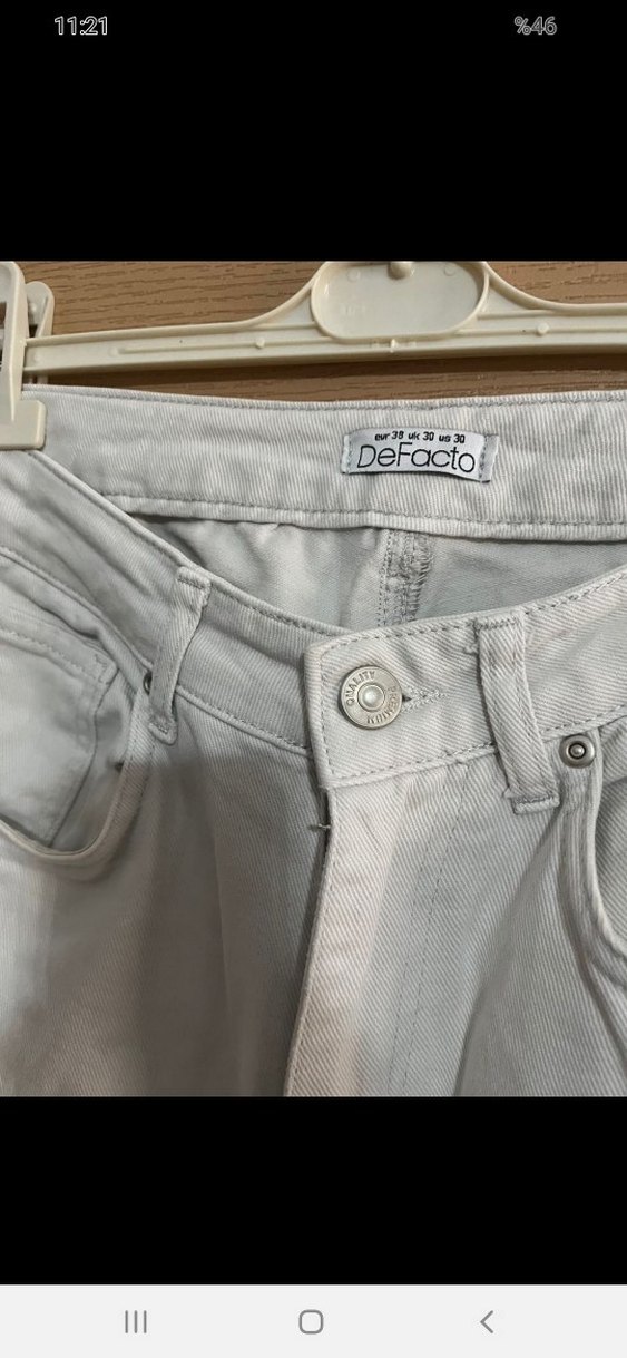 Gri Regular Fit Erkek Kot Pantolon - Görsel 5