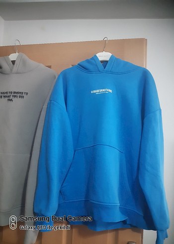 Gri Kadın Sweatshirt Uzun Kollu - Görsel 2