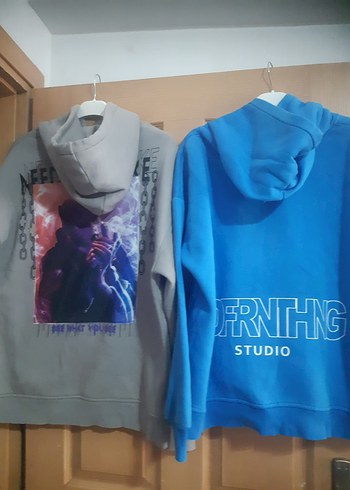 Gri Kadın Sweatshirt Uzun Kollu - Görsel 8