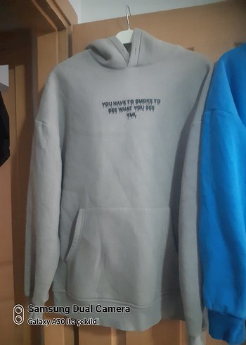 Gri Kadın Sweatshirt Uzun Kollu - Görsel 3