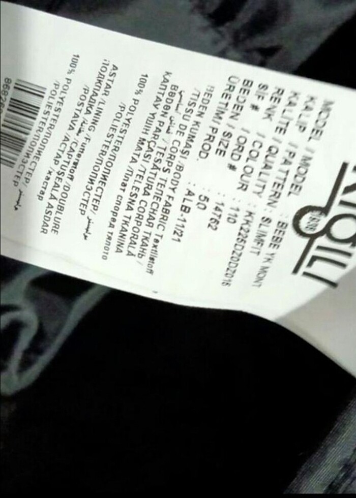 Kığılı erkek mont  - Görsel 4