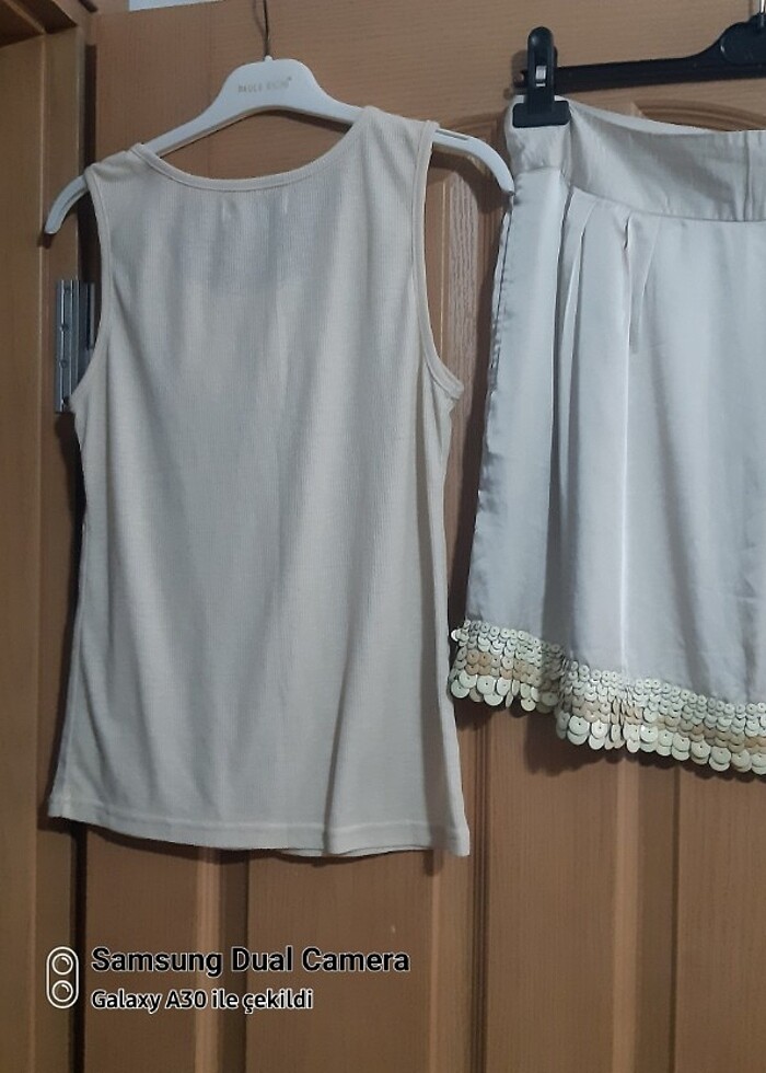 Saten etek bluz  - Görsel 4