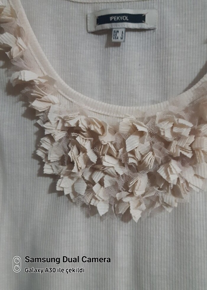 Saten etek bluz  - Görsel 5