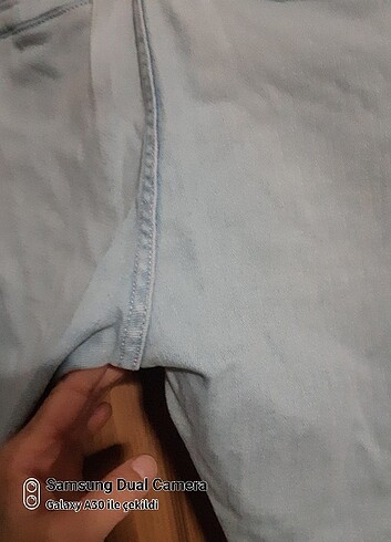 m Beden Lastikli paça kot pantolon