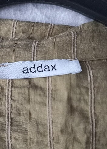 Addax Keten oversize gömlek