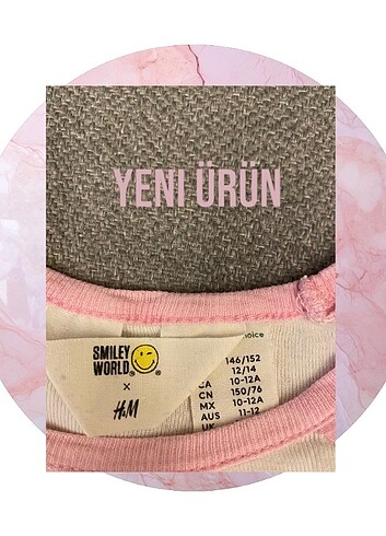 T-SHİRT/ H&M 10-12 yaş crop