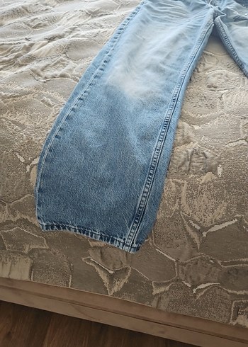 11-12 Yaş Beden Nakışlı Boğumlu Mini Kot pantolon