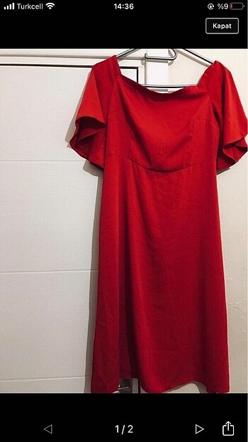 Defacto Kırmızı Elbise