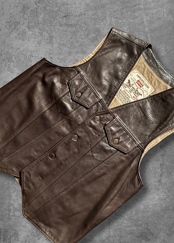 Levis Erkek Deri Yelek - Görsel 2