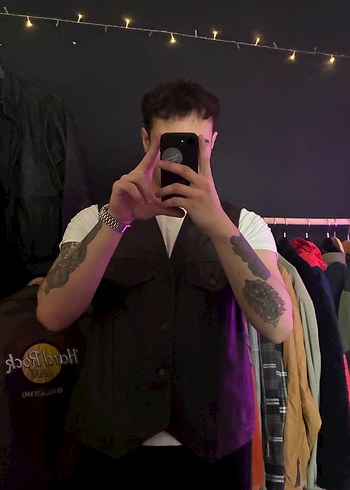 Levis Erkek Deri Yelek - Görsel 5