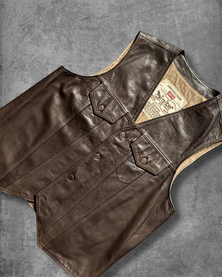 Levis Erkek Deri Yelek - Görsel 2