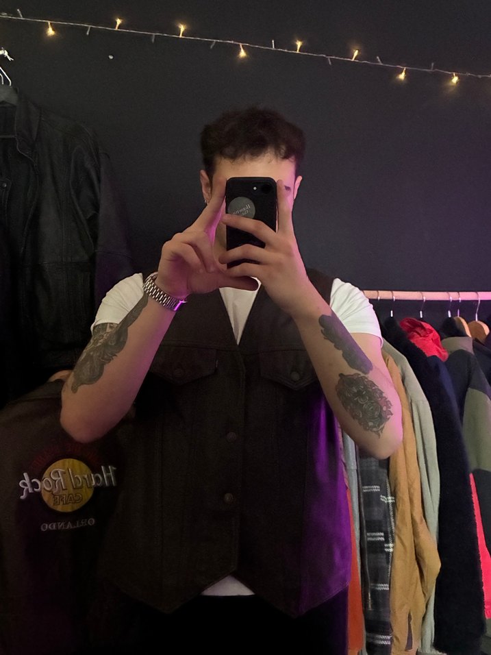 Levis Erkek Deri Yelek - Görsel 5