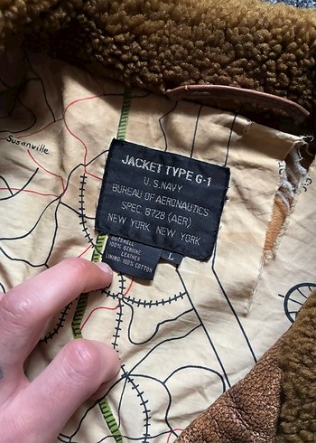 Avirex Type G-1 Erkek Deri Ceket - Görsel 6