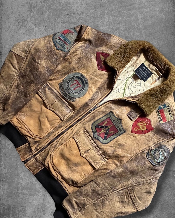 Avirex Type G-1 Erkek Deri Ceket - Görsel 2